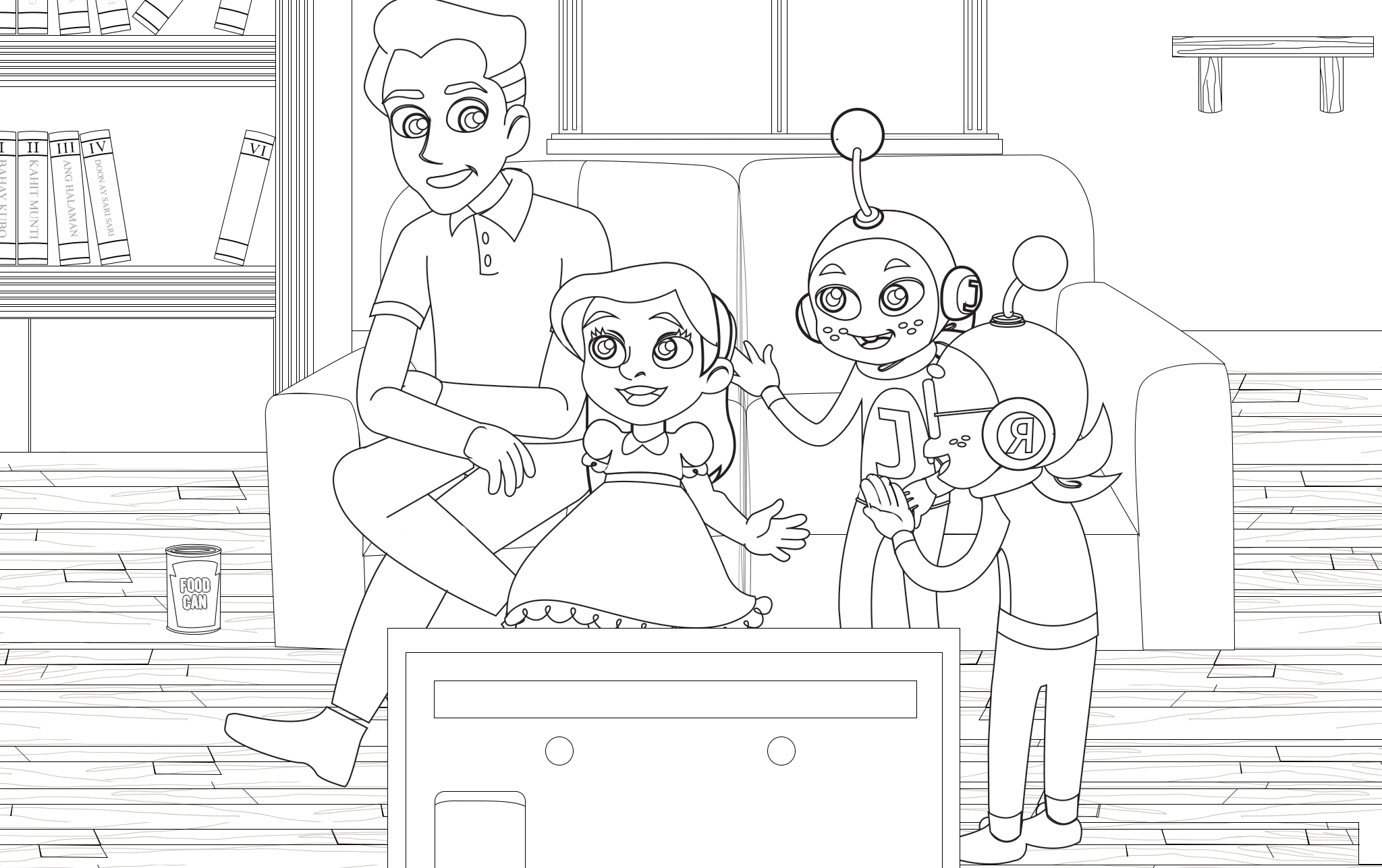 Huntington's Disease Youth Organization - Coloring Pages
